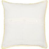 Surya Linen Stripe Embellished LSP-002 Pillow Cover