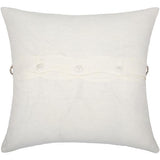Surya Linen Stripe Embellished LSP-003 Pillow Cover