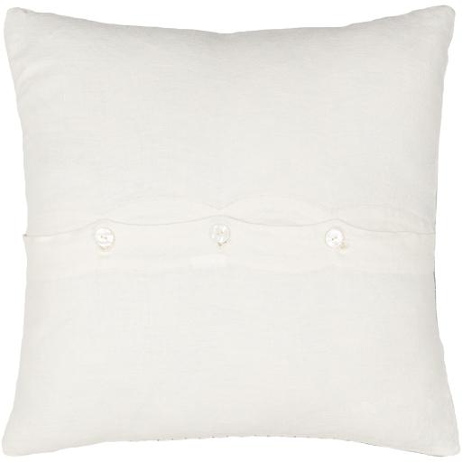 Surya Linen Stripe Buttoned LNB-004 Pillow Kit