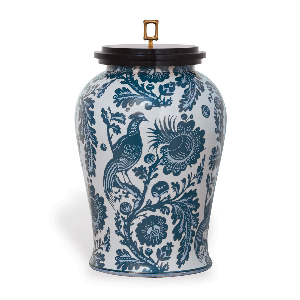 Scalamandre Maison Arcadia Blue Ginger Jar