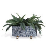 Scalamandre Maison Siberian Tiger Blue Planter