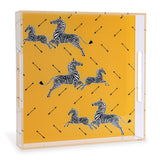 Scalamandre Maison Le Zebre Yellow Tray