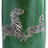 Scalamandre Maison Zebra Green Stool