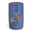 Scalamandre Maison Zebra Blue Stool
