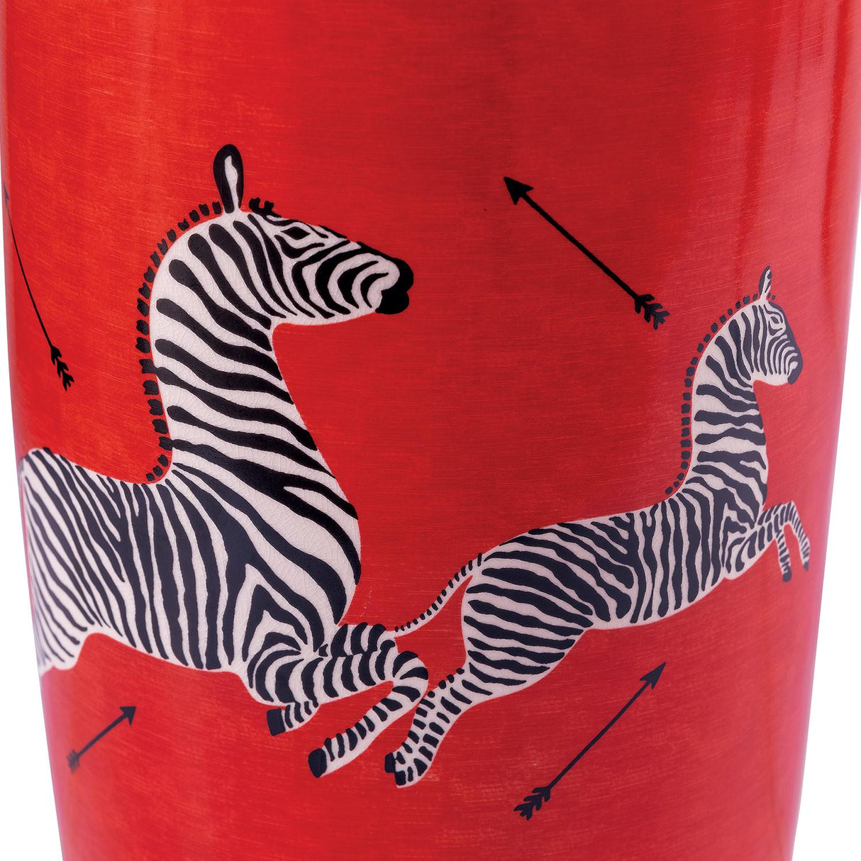 Scalamandre Maison Zebra Red Stool