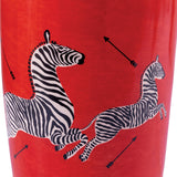 Scalamandre Maison Zebra Red Stool