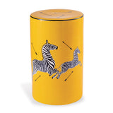 Scalamandre Maison Zebra Yellow Stool