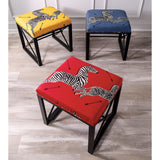 Scalamandre Maison Le Zebre Yellow Bench