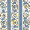 Brunschwig & Fils Lauris Print Blue/Gold Fabric