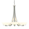 Hubbardton Forge Sterling Opal Glass (Gg) Aegis 5 Arm Chandelier