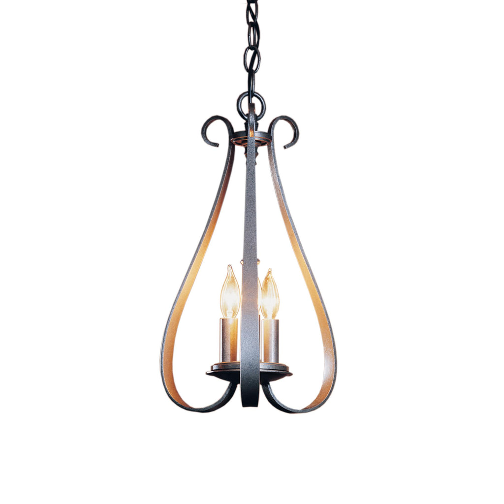 Hubbardton Forge Sweeping Taper 3 Arm Chandelier