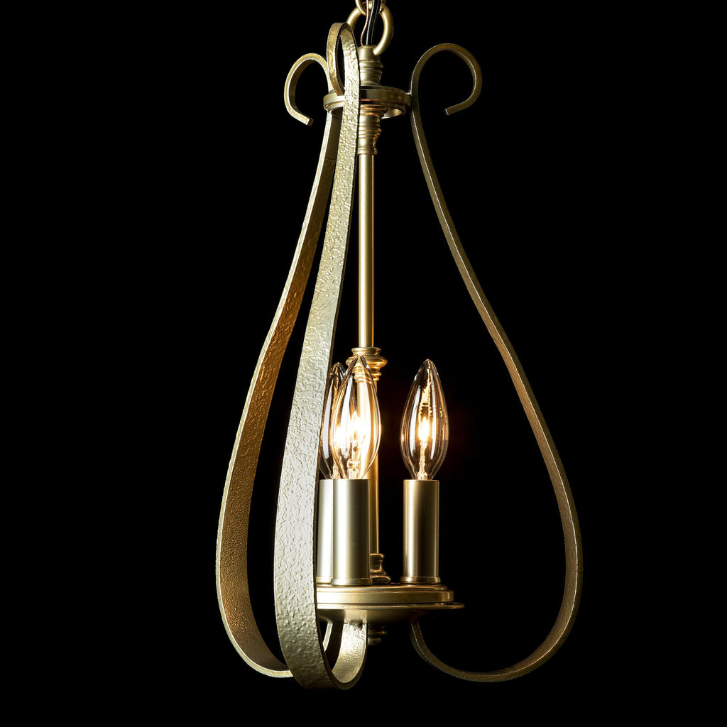 Hubbardton Forge Sweeping Taper 3 Arm Chandelier