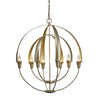 Hubbardton Forge Soft Gold Double Cirque Chandelier