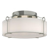 Hubbardton Forge Sterling Opal Glass (Gg) Bow Large Semi-Flush