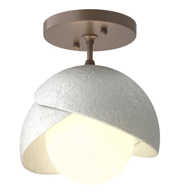 Hubbardton Forge Brooklyn 1-Light Double Shade Semi-Flush