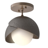 Hubbardton Forge Brooklyn 1-Light Double Shade Semi-Flush
