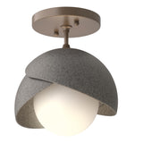 Hubbardton Forge Brooklyn 1-Light Double Shade Semi-Flush