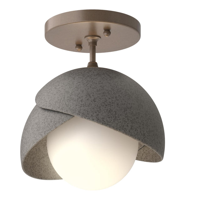 Hubbardton Forge Brooklyn 1-Light Double Shade Semi-Flush