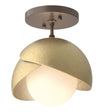 Hubbardton Forge Brooklyn 1-Light Double Shade Semi-Flush