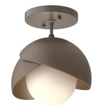 Hubbardton Forge Brooklyn 1-Light Double Shade Semi-Flush