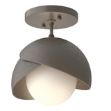 Hubbardton Forge Brooklyn 1-Light Double Shade Semi-Flush