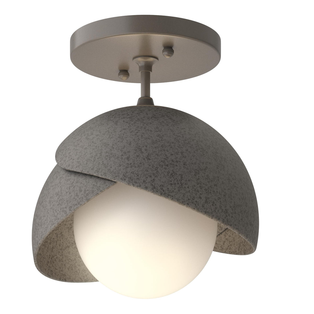Hubbardton Forge Brooklyn 1-Light Double Shade Semi-Flush
