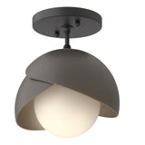 Hubbardton Forge Brooklyn 1-Light Double Shade Semi-Flush