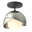Hubbardton Forge Brooklyn 1-Light Double Shade Semi-Flush