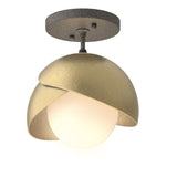 Hubbardton Forge Brooklyn 1-Light Double Shade Semi-Flush