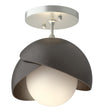 Hubbardton Forge Brooklyn 1-Light Double Shade Semi-Flush