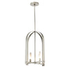 Hubbardton Forge Sterling Frosted Glass (Fd) Triomphe 4-Light Pendant