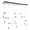 Hubbardton Forge Sterling Clear Glass (Zm) Libra 7-Light Double Linear Led Pendant