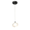 Hubbardton Forge Black Frosted Glass (Fd) Ume Low Voltage Mini Pendant