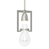 Hubbardton Forge Sterling Clear Glass (Zm) Apothecary Mini Pendant