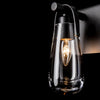 Hubbardton Forge Black Clear Glass (Zm) Eos 1-Light Bath Sconce