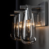 Hubbardton Forge Sterling Clear Glass (Zm) Eos 3-Light Bath Sconce