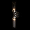 Hubbardton Forge Sterling Clear Glass (Zm) Bow 2-Light Bath Sconce