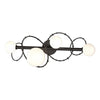 Hubbardton Forge Oil Rubbed Bronze Opal Glass (Gg) Olympus 4-Light Bath Sconce
