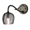 Hubbardton Forge Oil Rubbed Bronze Cool Grey Glass (Yl) Ume 1-Light Long-Arm Sconce