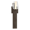 Hubbardton Forge Bronze Seeded Glass With Opal Diffuser (Zs) Flora Sconce
