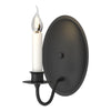Hubbardton Forge Black Simple Lines  Sconce