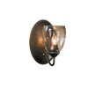 Hubbardton Forge Dark Smoke Water Glass (Ll) Simple Lines Sconce
