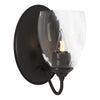 Hubbardton Forge Oil Rubbed Bronze Water Glass (Ll) Simple Lines Sconce