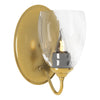 Hubbardton Forge Modern Brass Water Glass (Ll) Simple Lines Sconce