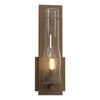 Hubbardton Forge Bronze Seeded Clear Glass (Ii) New Town Sconce