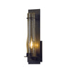 Hubbardton Forge Bronze Seeded Clear Glass (Ii) New Town Large Sconce