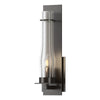 Hubbardton Forge Oil Rubbed Bronze Seeded Clear Glass (Ii) New Town Large Sconce