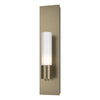 Hubbardton Forge Soft Gold Opal Glass (Gg) Pillar 1 Light Sconce
