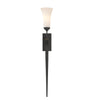 Hubbardton Forge Black Opal Glass (Gg) Sweeping Taper Sconce
