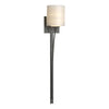 Hubbardton Forge Natural Iron Opal Glass (Gg) Formae Contemporary 1 Light Sconce